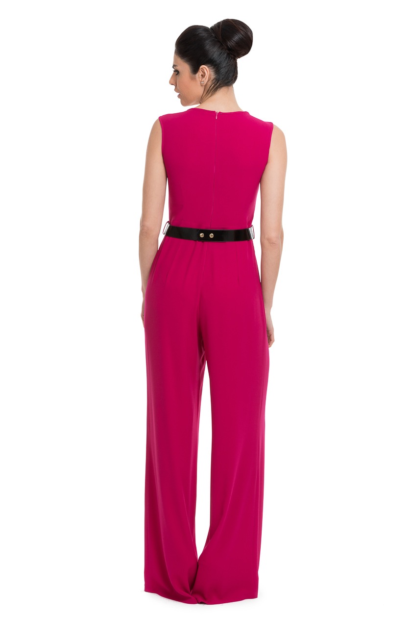 fuchsia jumpsuit